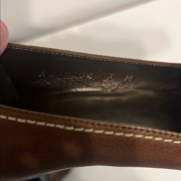 Stuart Weitzman Brown Flats with Silver Hardware - Picture 6 of 6